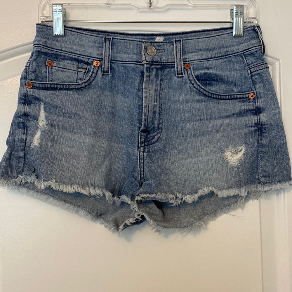 7 for all mankind Jean shorts size 26